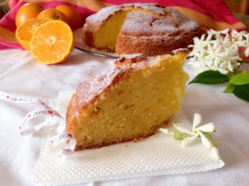 Torta al profumo d'arancio