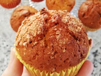 Muffin alla zucca senza burro