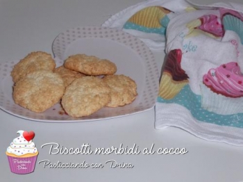 Biscotti morbidi al cocco (solo albumi)