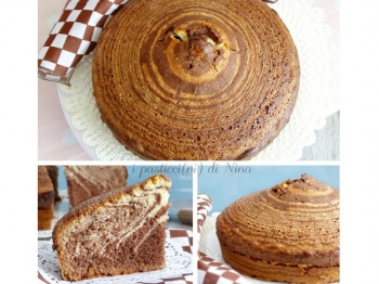 TORTA ZEBRATA SENZA BURRO E SENZA LATTE