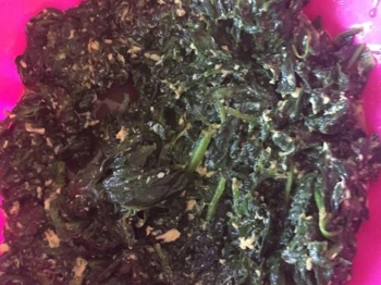 Spinaci ripassati a modo mio