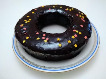 Ciambella cioccolato e panna