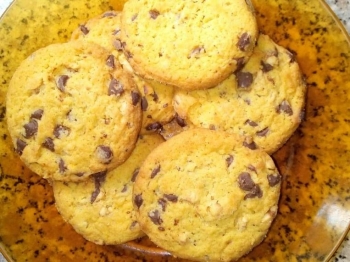 biscotti con gocce di cioccolato