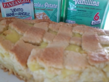 Crostata di mele e crema pasticcera