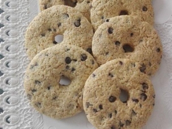 Biscotti integrali con gocce di cioccolato