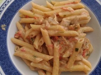 Penne con funghi porcini