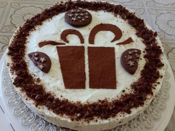 Cheesecake con i biscotti al cacao