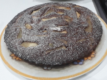 Torta pere e cacao