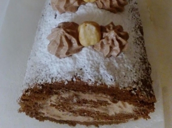 Rotolo alle nocciole e Nutella