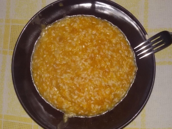 Risotto con zucca