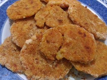 Schiacciatine di carote e patate