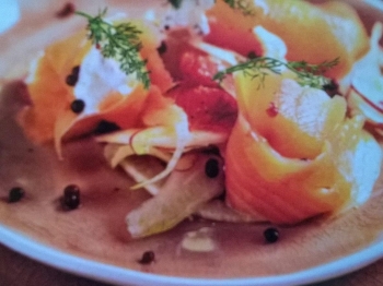 carpaccio di salmone