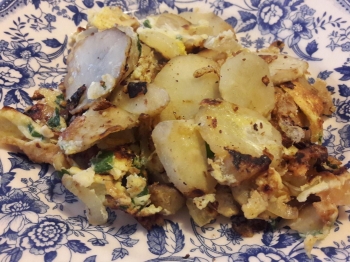 Topinambur strapazzato