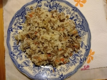Riso al ragù bianco