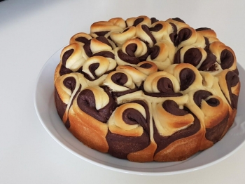 Rose di pan brioche bicolore di ChiaraPassion