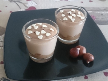 Budino di farina di castagne