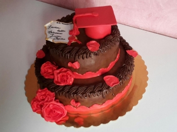 Torta golosa per laurea