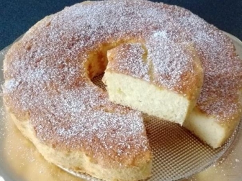 Chiffon cake all'arancia