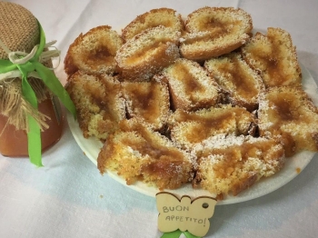 ROTOLO CON CONFETTURA DI ALBICOCCHE