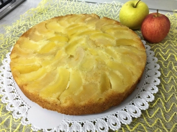 torta di mele e yogurt