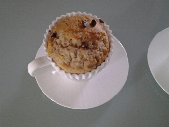 muffin con gocce di cioccolato