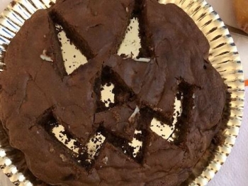 torta al cioccolato di halloween