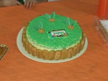 Torta con crema al limone