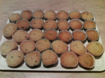 Muffin con gocce di cioccolato