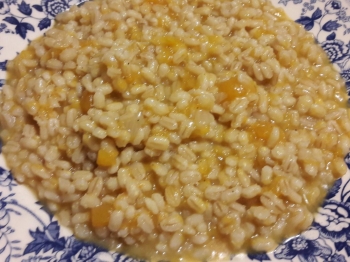 Orzotto con zucca