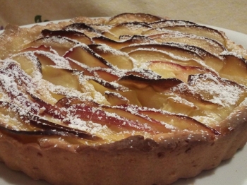 Crostata mele e crema pasticcera