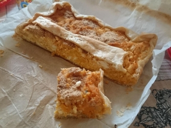 Torta salata con ricotta e zucca
