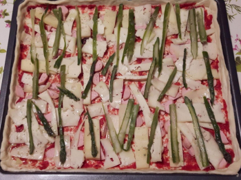 torta salata agli asparagi