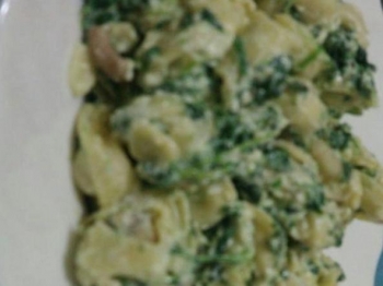 Tortellini panna e spinaci