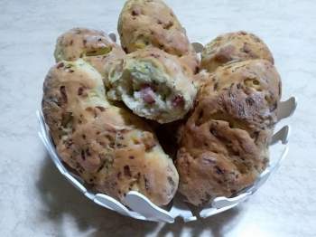 Panini con pancetta affumicata e zucchine