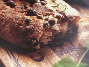 Pane con uva
