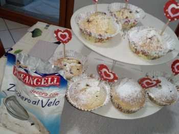 muffin all'arancia e gocce di cioccolato