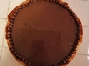 CROSTATA AL CIOCCOLATO CON BASE CROCCANTE