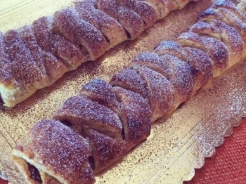 Trecce al cioccolato bianco e nero
