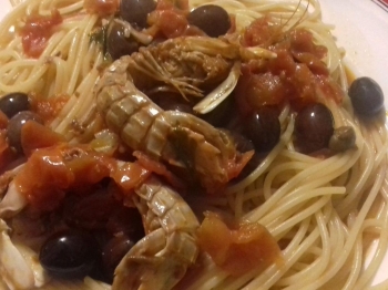 linguine con le pannocchie