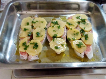 Salmone al forno