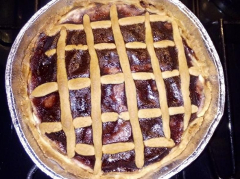 crostata ricotta e marmellata