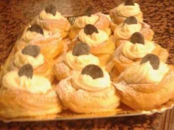 Zeppole di san giuseppe al forno