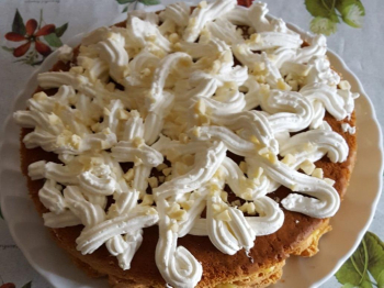 Torta al cioccolato bianco