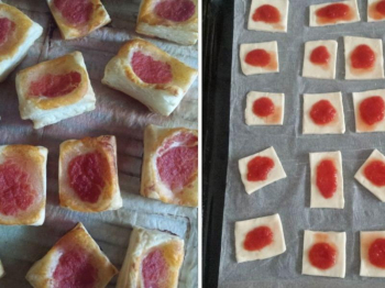Pizzettine di pasta sfoglia