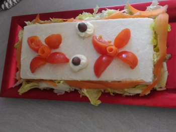 Torta Salata con pane bianco