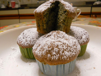 Muffin con carote viola