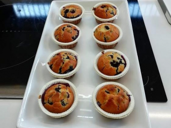 Muffin ai mirtilli (senza glutine)