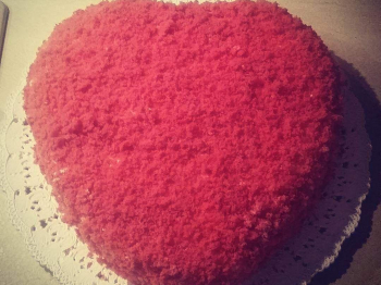 Torta mimosa degli innamorati
