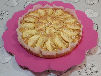 Torta di mele e cocco