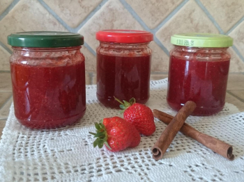 Marmellata di fragole sfiziosa della dolcina Moniquefeli